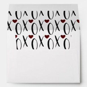 Enveloppes Coeurs XOXO
