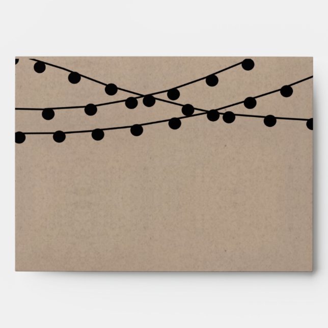 Enveloppes Collection de Mariages Rustic Kraft (Devant)