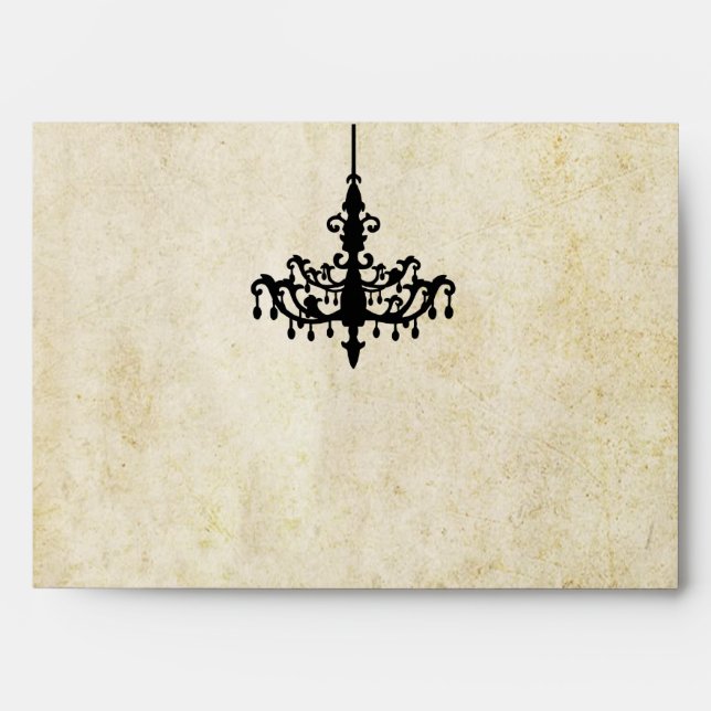 Enveloppes Collection Mariage de lustres Vintages (Devant)