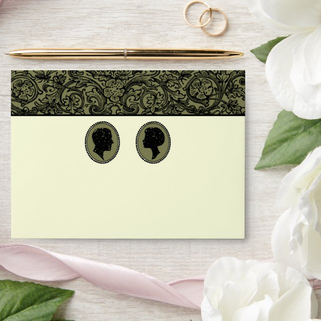 Enveloppes Collection Mariage Silhouette Art Déco (Wedding)