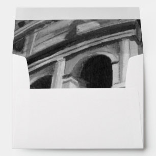 Enveloppes Colosseum romain avec les dessins architecturaux