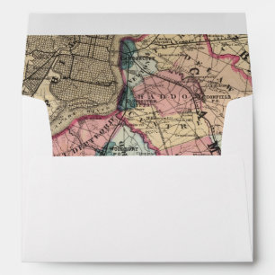 Enveloppes Comtés de Camden, Gloucester, NJ