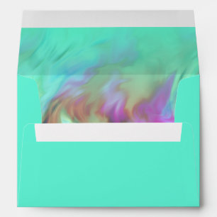 Enveloppes Conception d'Aqua Tie Dye