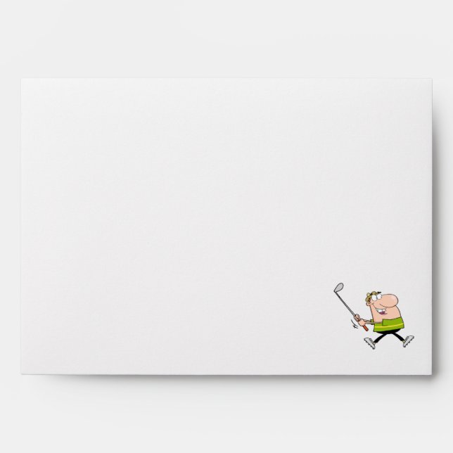 Enveloppes Conception de Cartographie Golfeur (Devant)