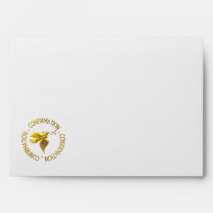 Enveloppes Confirmation en or et Holy Spirit