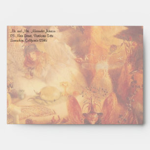 Enveloppes Conte de fées vintage Le Rouge-gorge captif par Fi