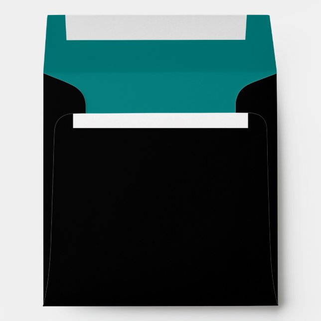 Enveloppes Coordination de la palette de couleurs Turquoise e (Dos (Bas))