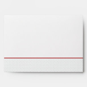 Enveloppes copie formelle rouge grise de l'option 5 de