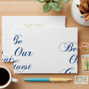 Enveloppes Corrin Calligraphie Moderne Mariage Vintage