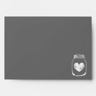 Enveloppes Couleur personnalisée vintage pot mariage envelopp
