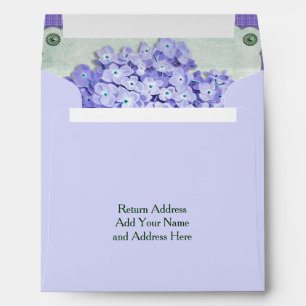 Enveloppes Coupures de Carré de ruban à papier vert Purple