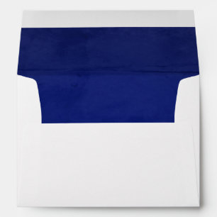 Enveloppes Coussin en velours bleu profond Faux