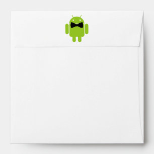 Enveloppes Cravate Formelle Bow Android Robot Icon