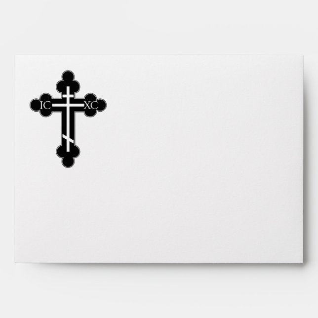 Enveloppes Croix orthodoxe (Devant)