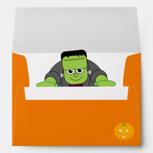 Enveloppes Cuisine traditionnelle, monstre éffrayant Hallowe