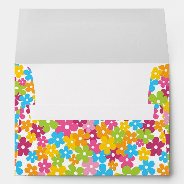 Enveloppes Cute Girly spring (Dos (Bas))