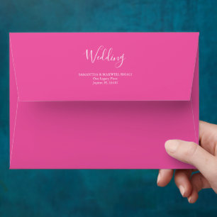 Enveloppes d'adresse de retour personnalisées Fuch