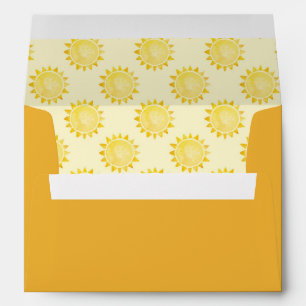 Enveloppes d'aquarelle solaire - Boho Sun 1er nais