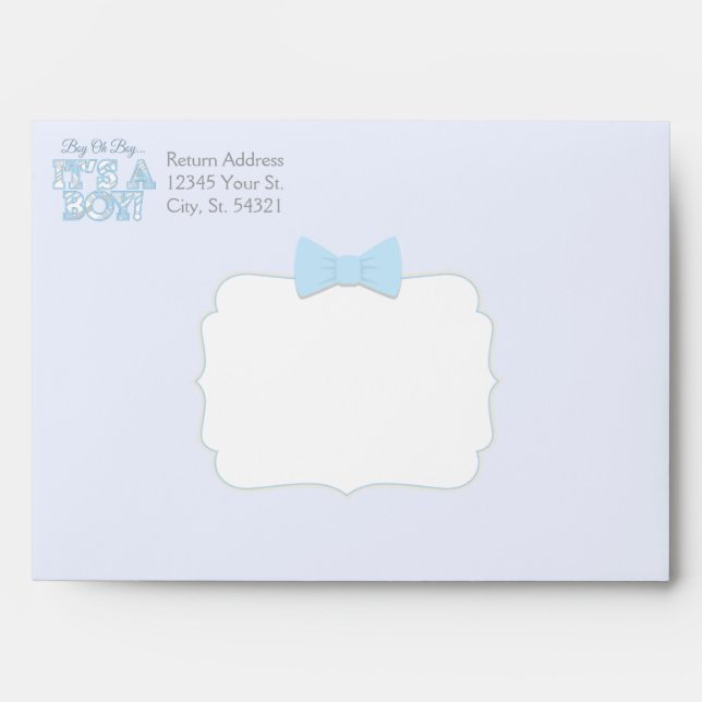 Enveloppes de baby shower de bébé (Devant)