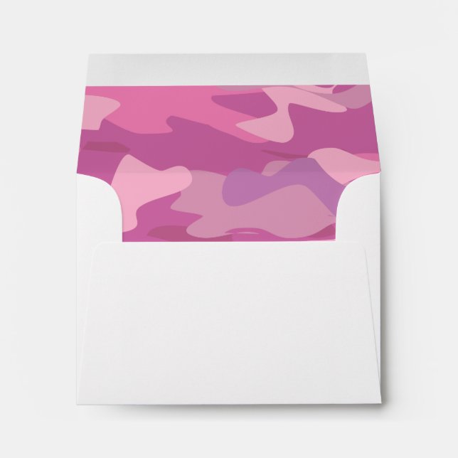 Enveloppes de camouflage de l'armée rose fillette (Dos (Bas))