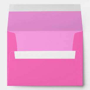 Enveloppes de cartes de voeux personnalisées roses