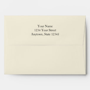 Enveloppes de cartes d'invitation ou de voeux Ecru