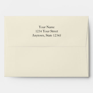 Enveloppes de cartes d'invitation ou de voeux Ecru