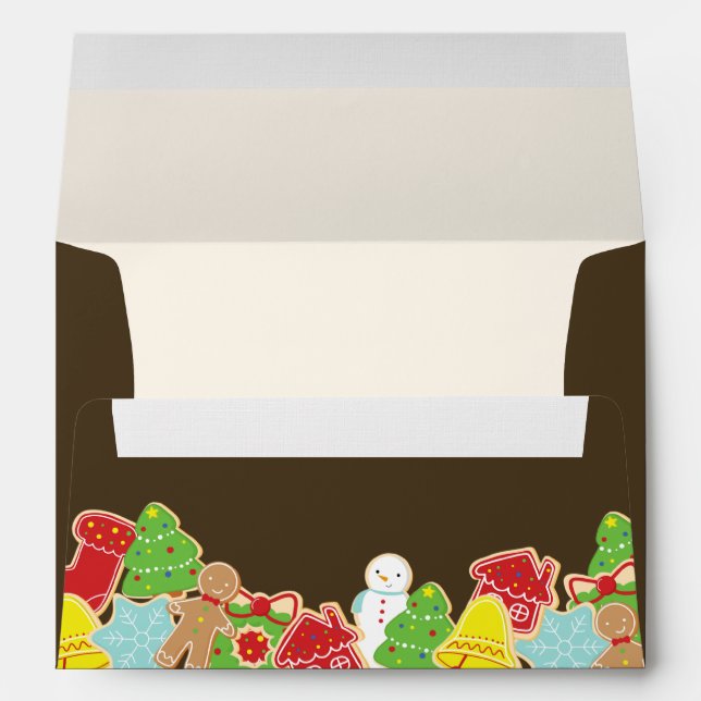 Enveloppes de cookies de Noël (Dos (Bas))