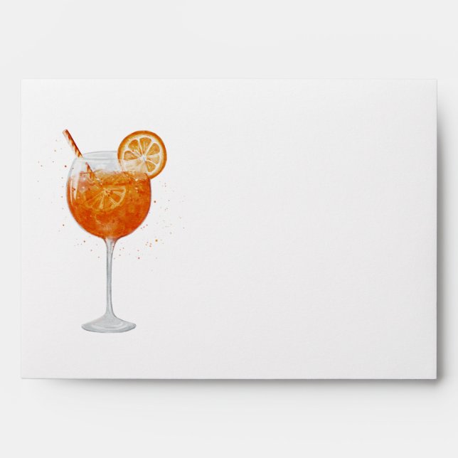 Enveloppes de courrier Aperol Spritz en Italie (Devant)