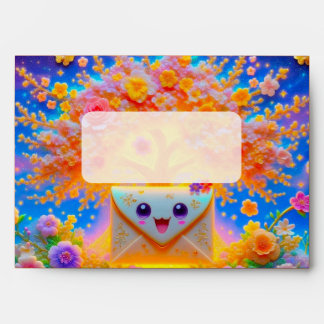 Enveloppes de courrier heureux