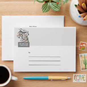 Enveloppes de diplôme uniques avec adresse de reto