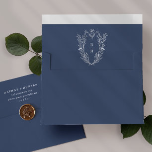 Enveloppes de Faire-part de mariage de la marine b