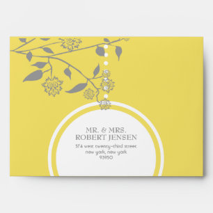 Enveloppes de Faire-part de mariage Marigold