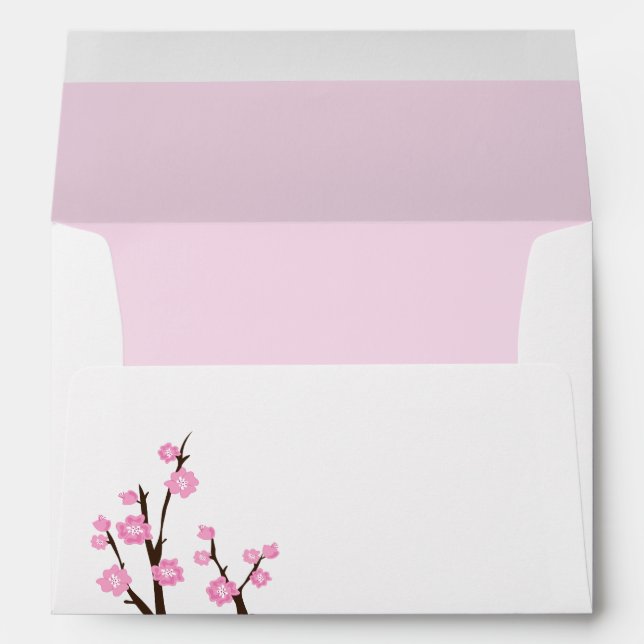 Enveloppes de fleurs de cerisier (Dos (Bas))