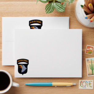 Enveloppes de la 101e division aéroportée de l'Arm