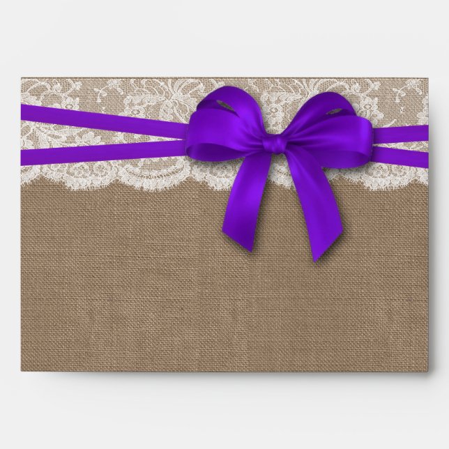 Enveloppes de la collection de Mariages Rustic Pur (Devant)