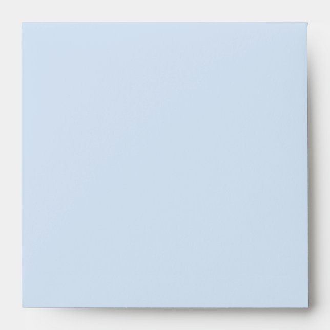 Enveloppes de lin bleu Brown et bébé (Devant)