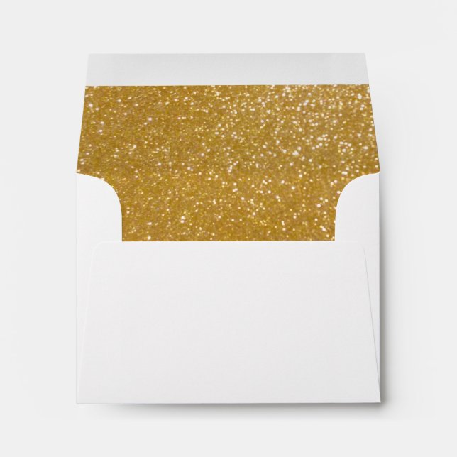 Enveloppes de liner d'or| Étincelle dorée (Dos (Bas))