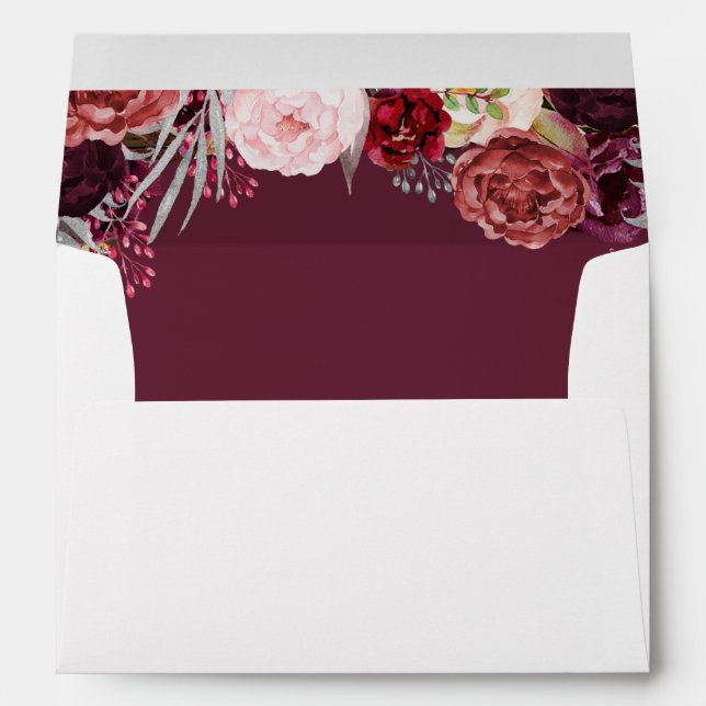 Enveloppes de Mariage Brousse de Marsala (Dos (Bas))