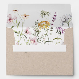 Enveloppes de Mariage de Fête des mariées fleur sa