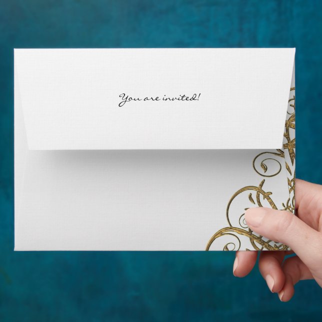 Enveloppes de Mariage de l'arbre d'or (Hand)
