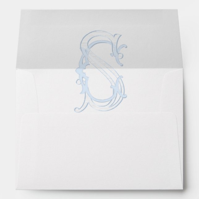 Enveloppes de mariage du grand-millénaire et éléga (Dos (Bas))