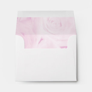 Enveloppes de mariage élégantes Style rose rose