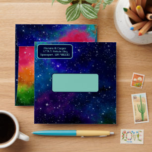 Enveloppes de Mariage Sci-Fi Galactique