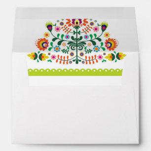 Enveloppes de Mexicain de faire-part de mariage de
