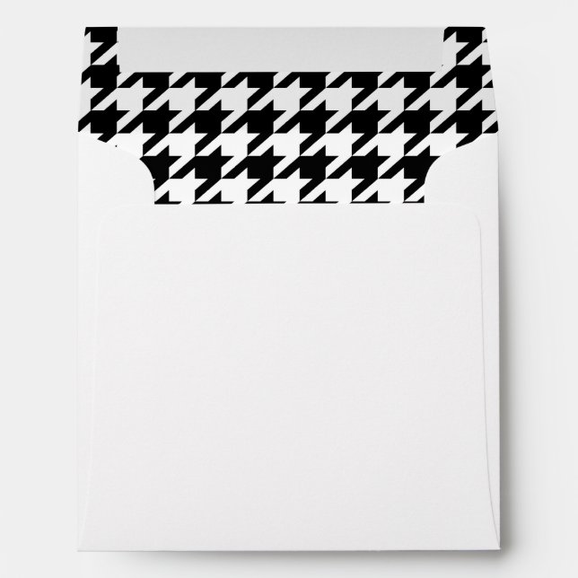 Enveloppes de Motif noir et blanc (Dos (Bas))