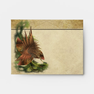 Enveloppes de notes fractales de fleurs Paradise