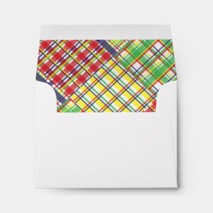Enveloppes de papeterie personnalisées de Madras