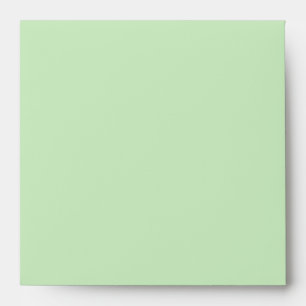 Enveloppes de pastel Carré Green Polka Dot