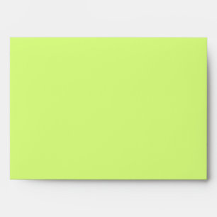 Enveloppes Décor couleur vert citron électrique prêt à Custom